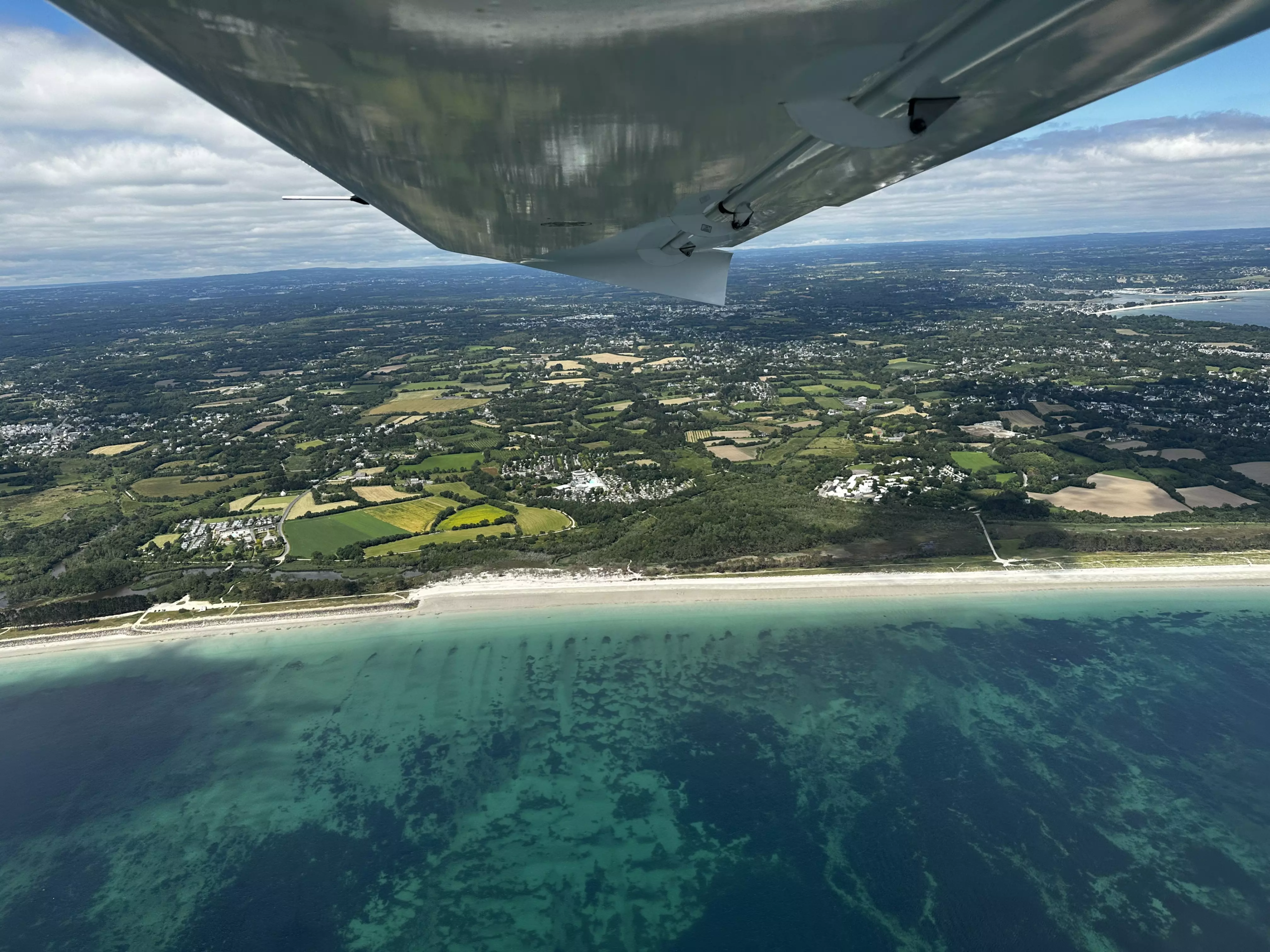 Baptême de l’air en ULM au-dessus de la Bretagne